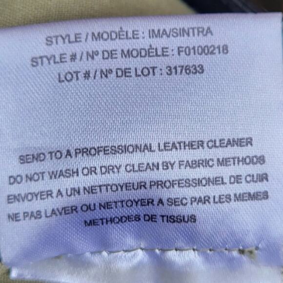 Theory Ima Sintra Fatigue Olive Suede Leggings size 8 - Picture 9 of 9